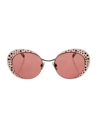 Jimmy Choo Round Tinted Sunglasses