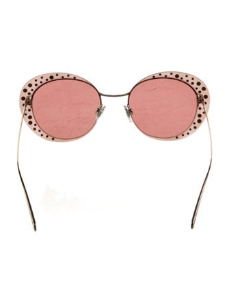 Jimmy Choo Round Tinted Sunglasses