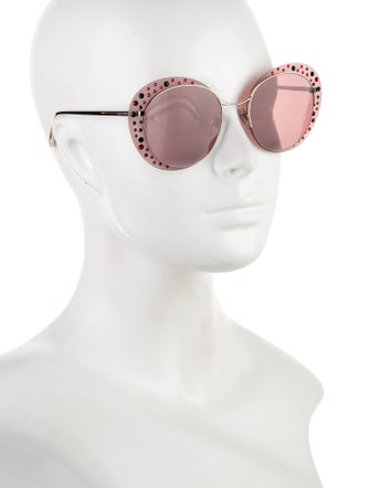 Jimmy Choo Round Tinted Sunglasses