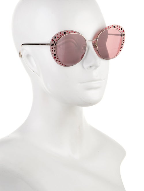 Jimmy Choo Round Tinted Sunglasses