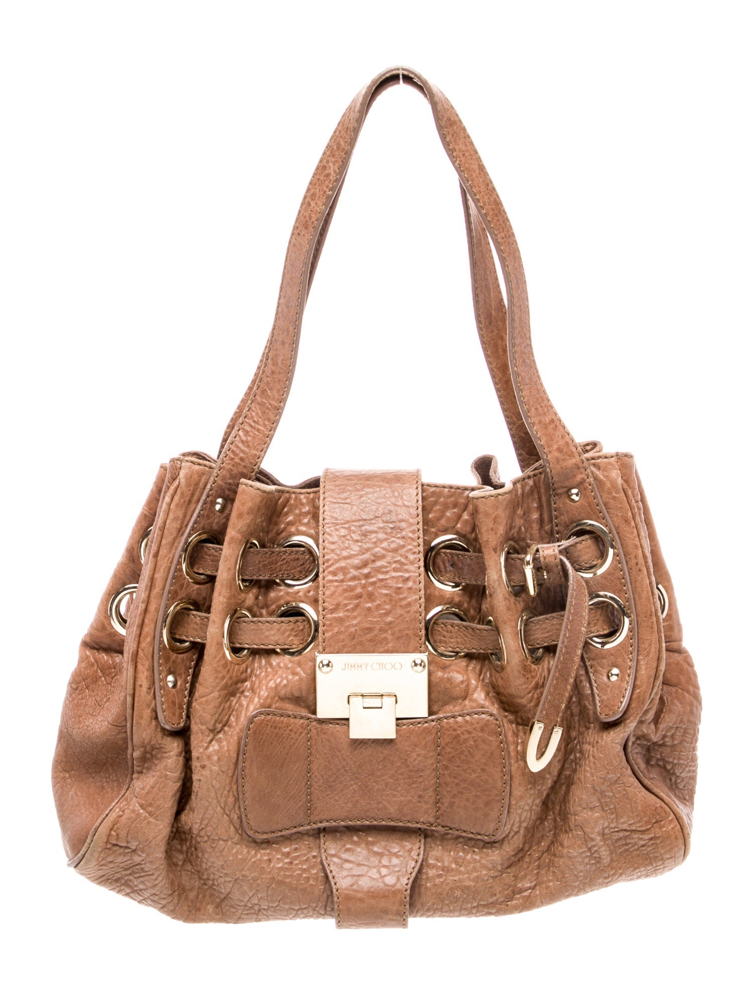 Jimmy Choo Leather Top Handle Bag