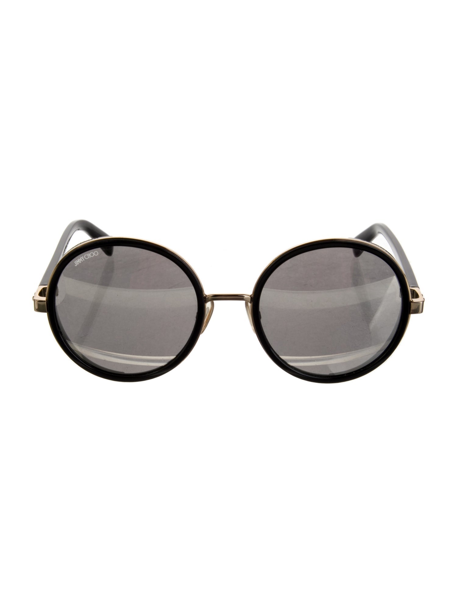 Jimmy Choo Round Mirrored Sunglasses