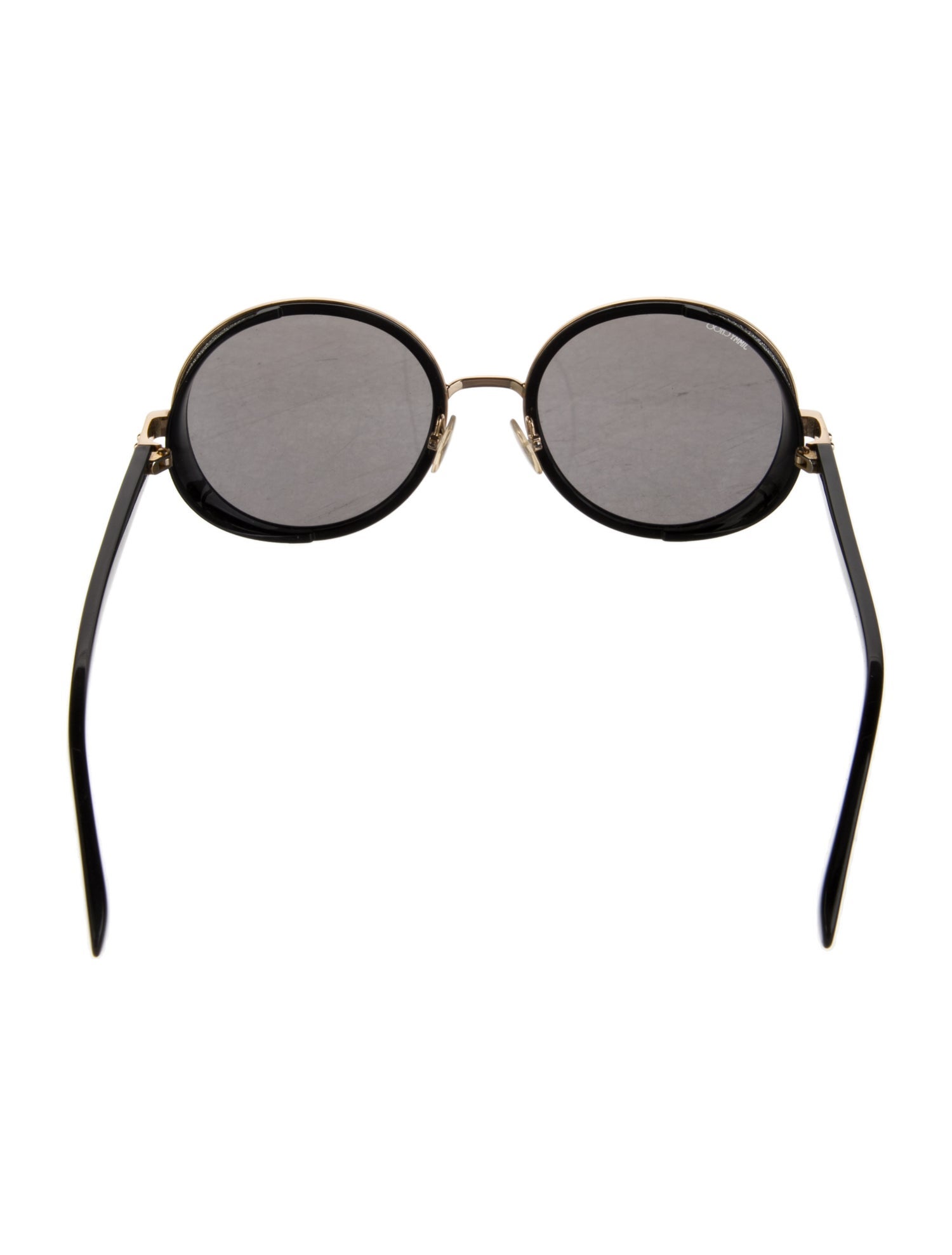 Jimmy Choo Round Mirrored Sunglasses