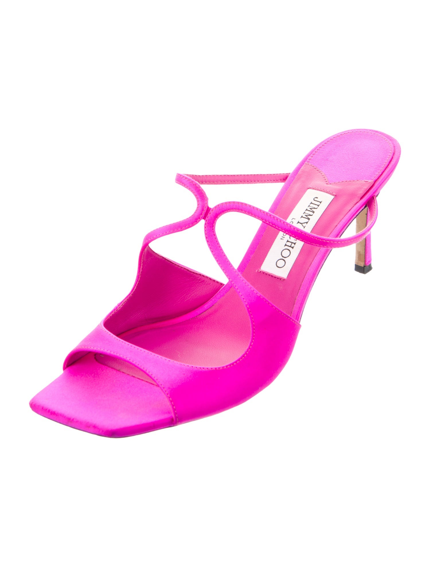 Jimmy Choo Satin Slides