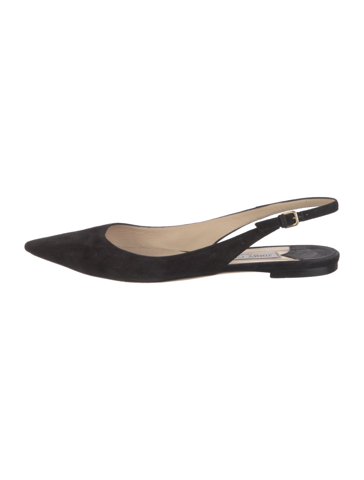 Jimmy Choo Suede Slingback Flats