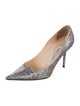 Jimmy Choo Glitter Printed Pumps