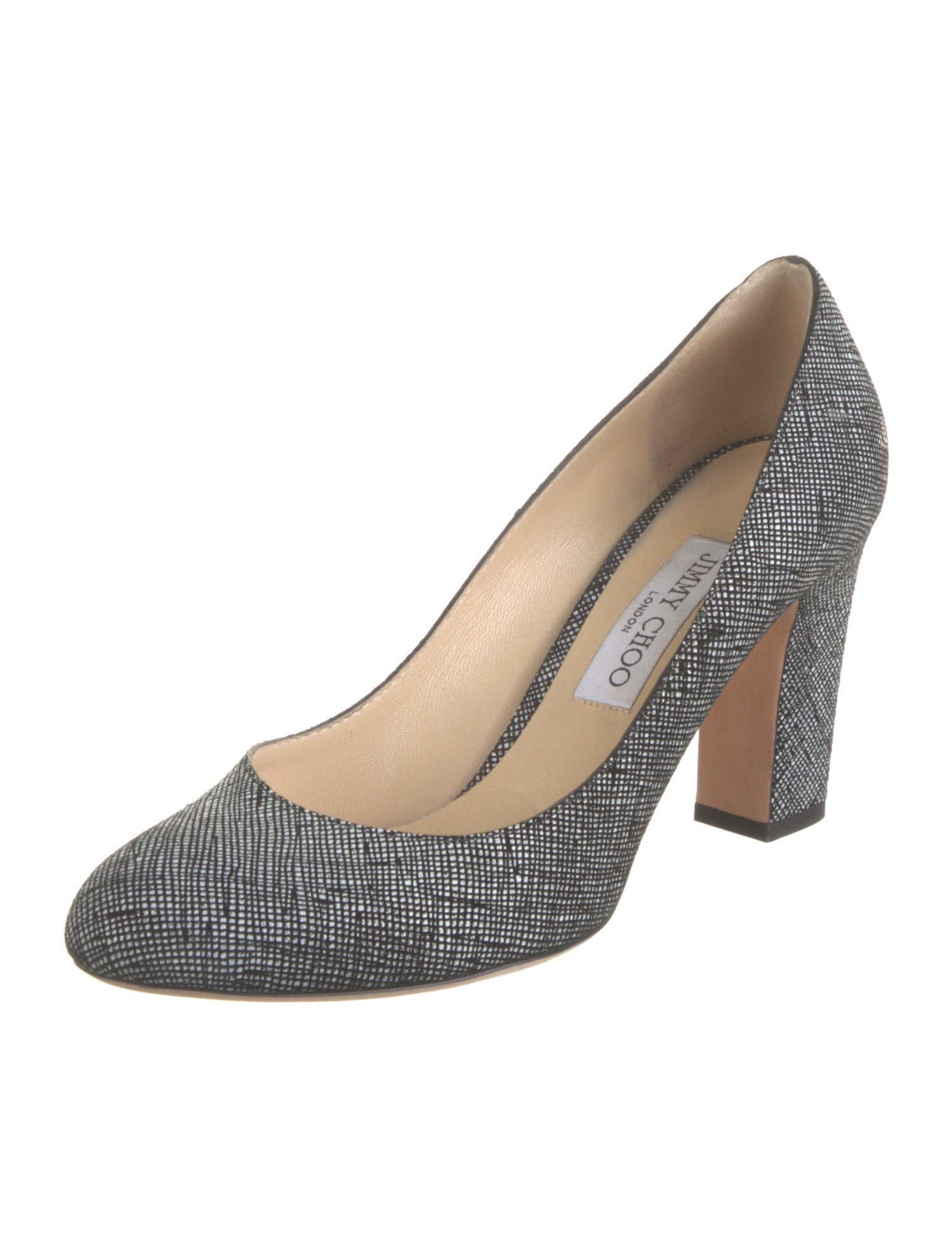 Jimmy Choo Leather Trim Embellishment Pumps