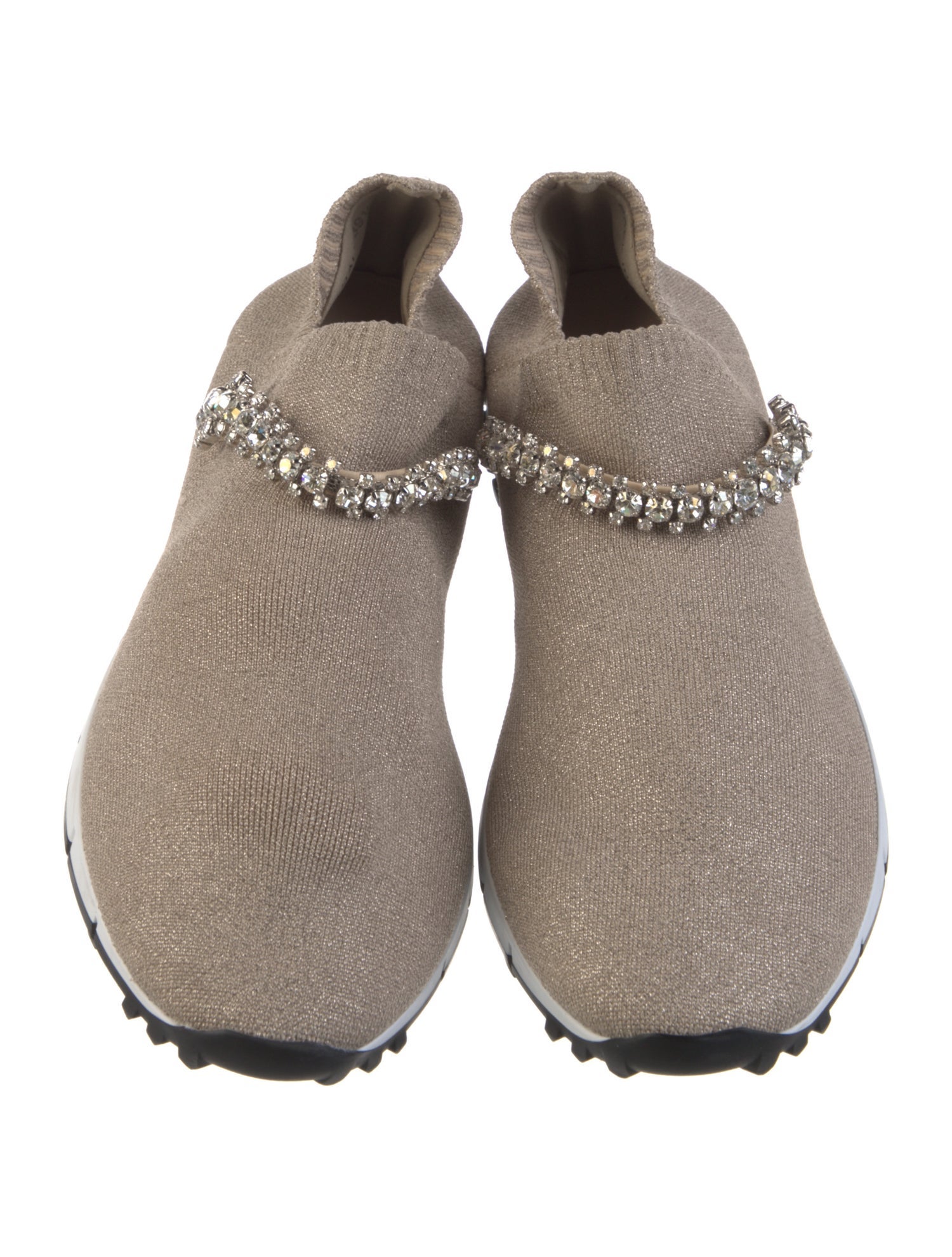 Jimmy Choo Crystal Embellishments Mules