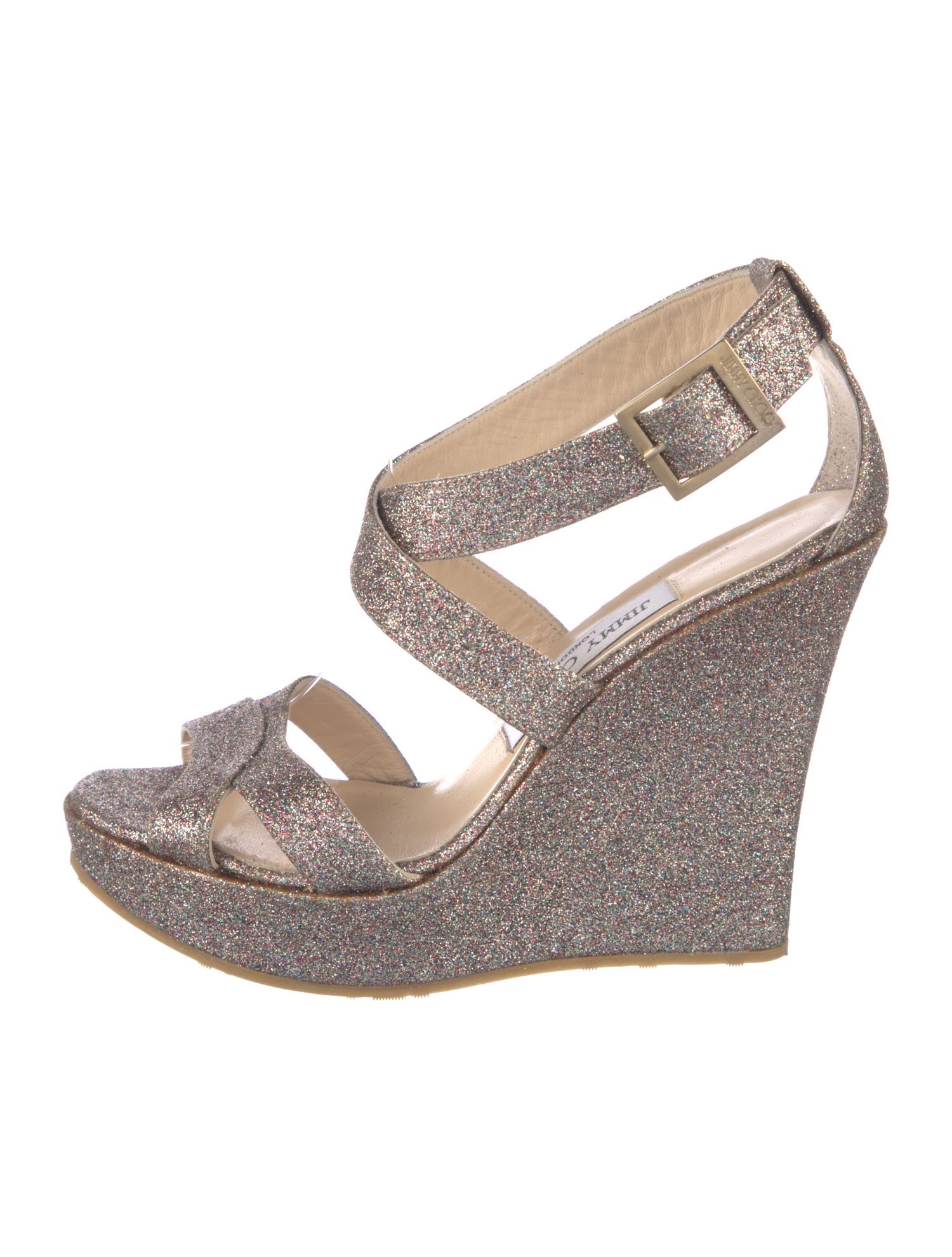 Jimmy Choo Glitter Espadrilles