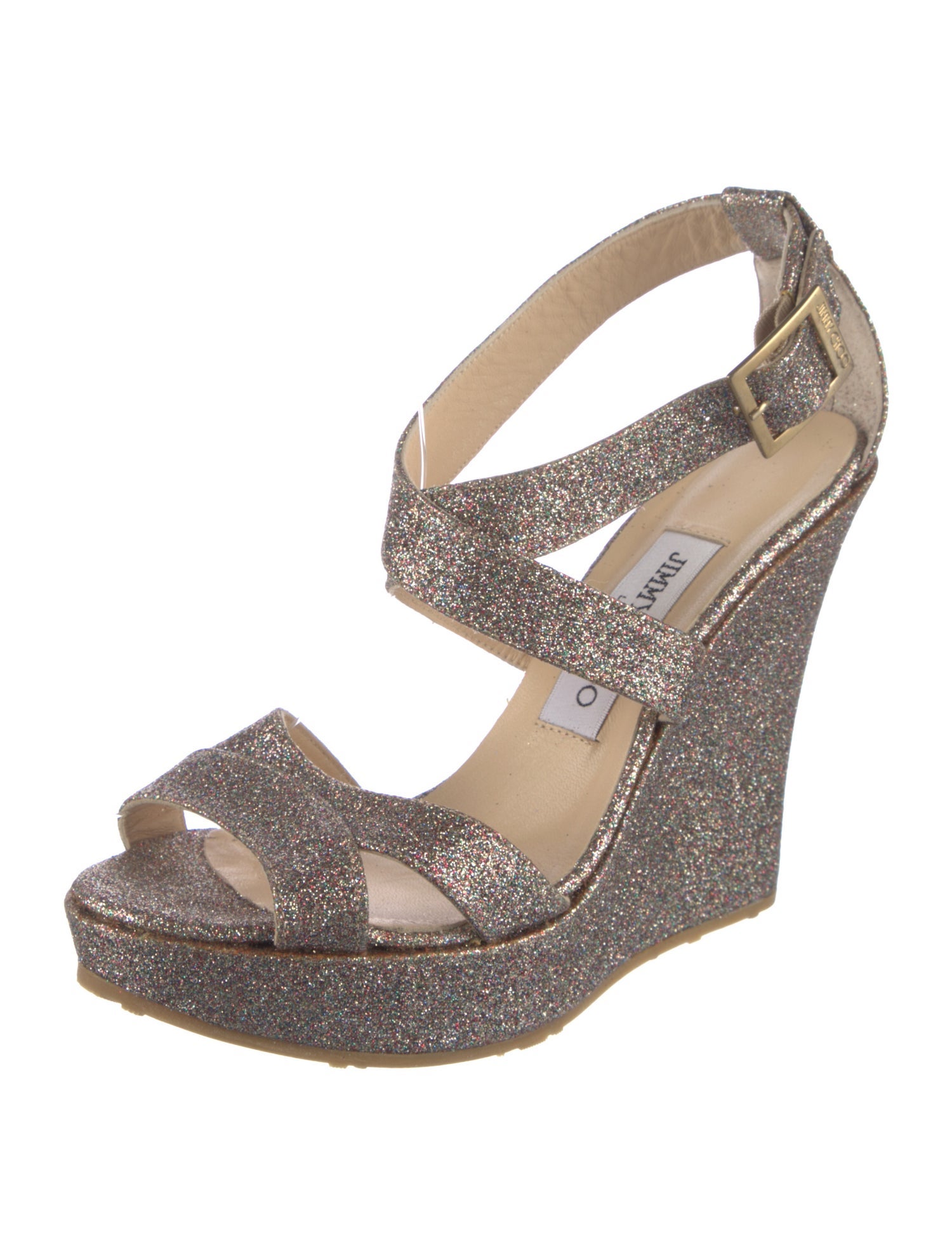 Jimmy Choo Glitter Espadrilles