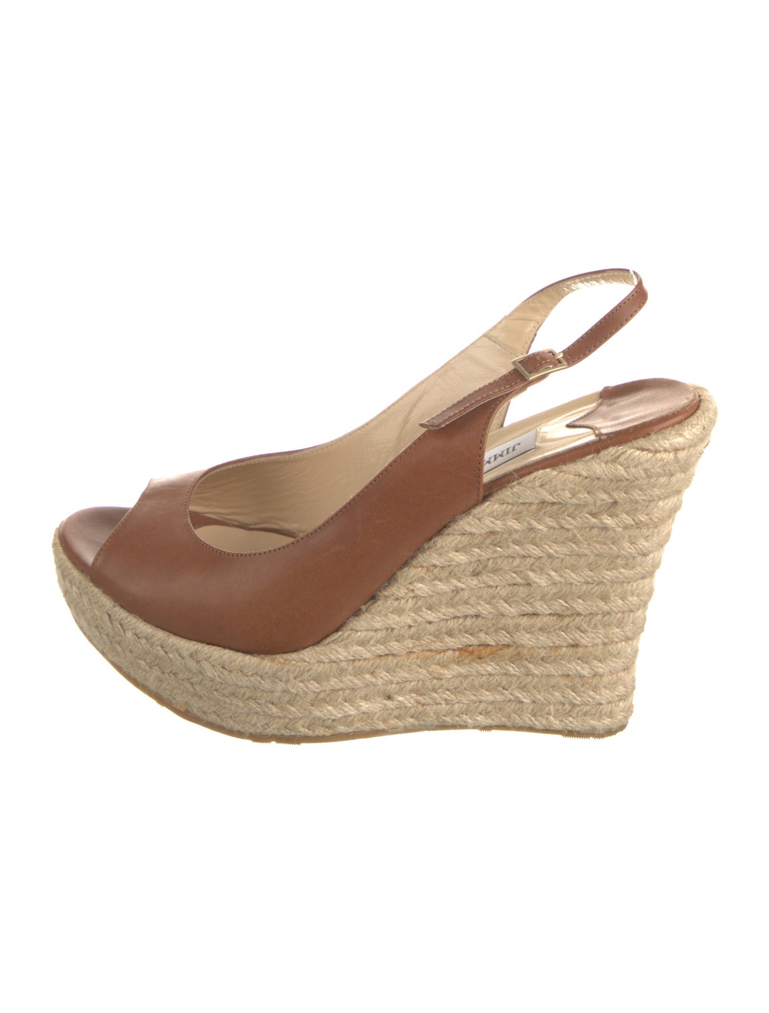 Jimmy Choo Leather Espadrilles