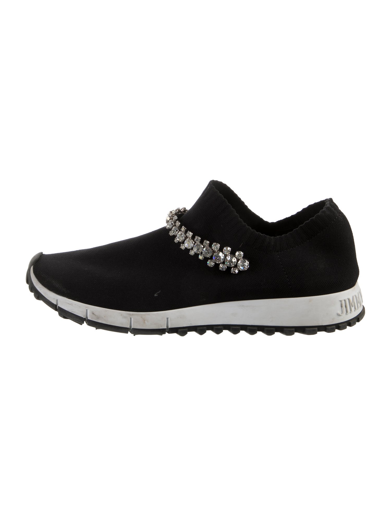 Jimmy Choo Crystal Embellishments Sneakers