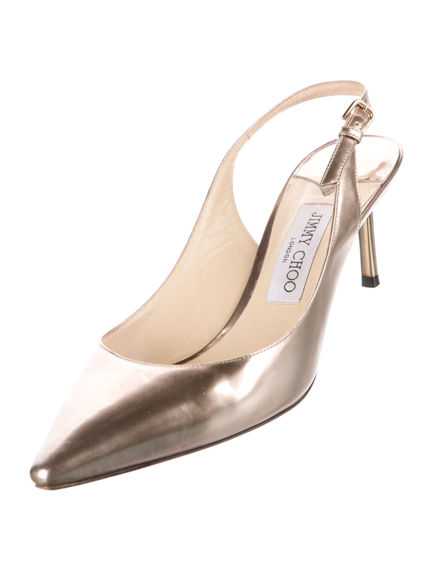 Jimmy Choo Patent Leather Slingback Pumps