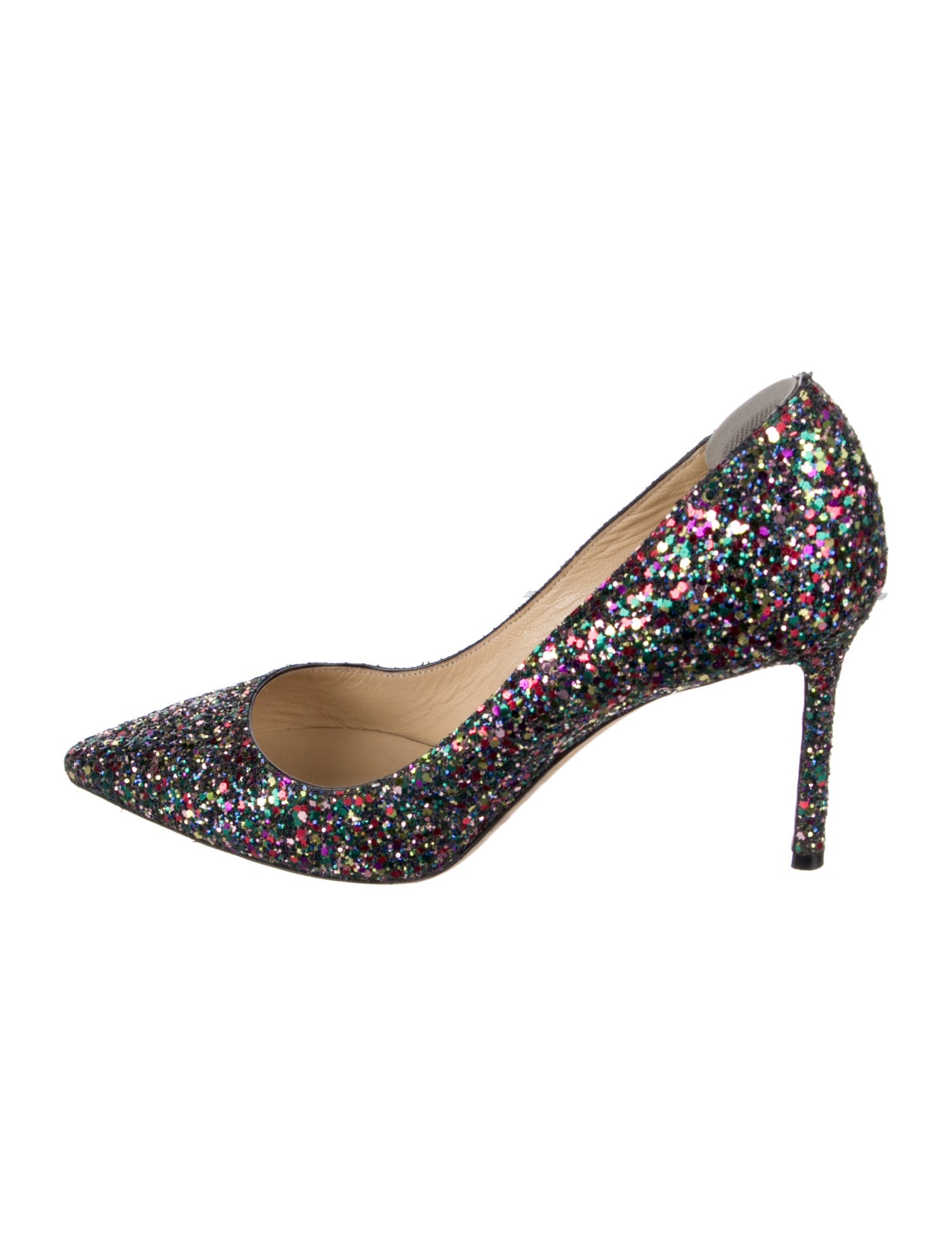 Jimmy Choo Glitter Glitter Accents Pumps