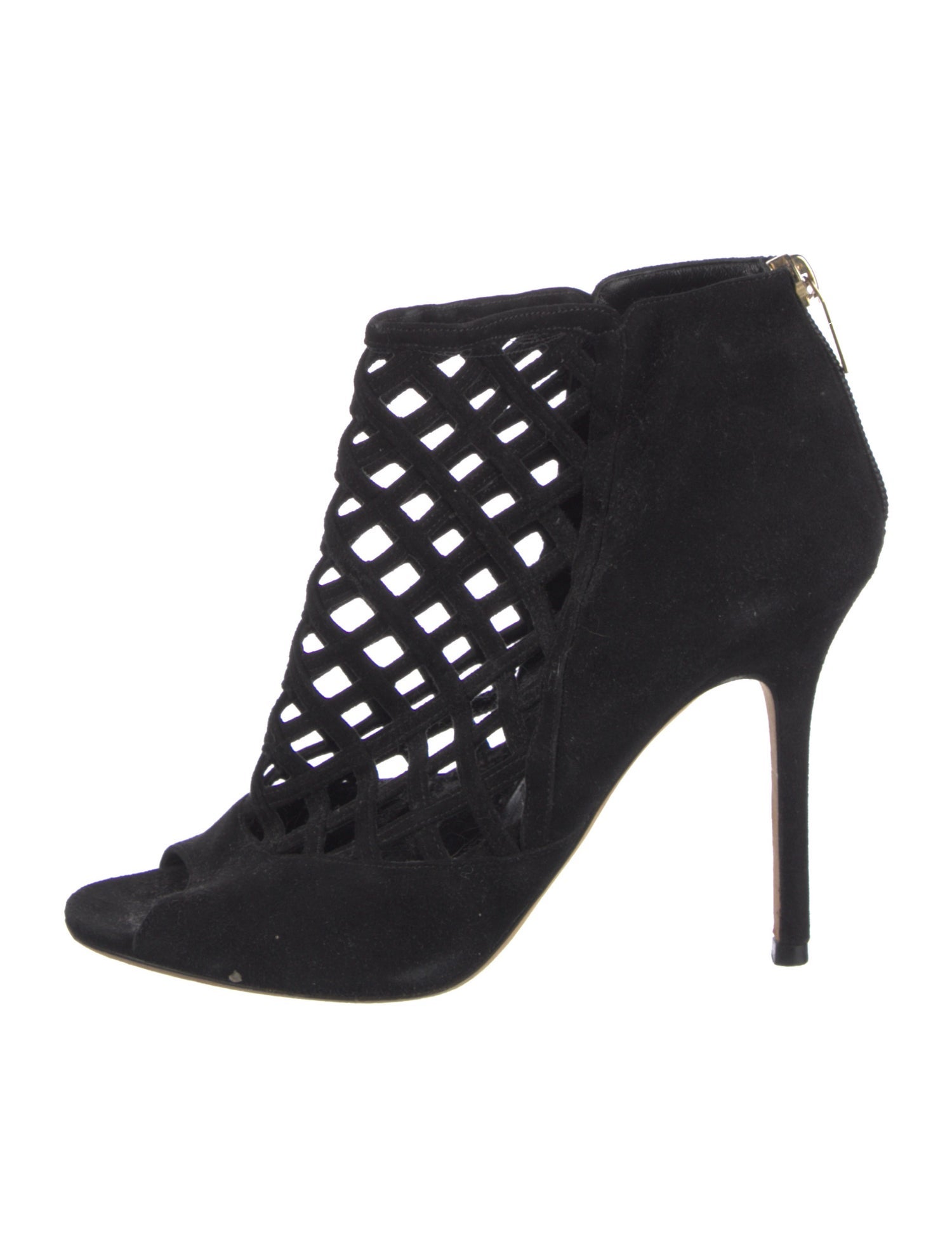 Jimmy Choo Suede Cutout Accent Pumps