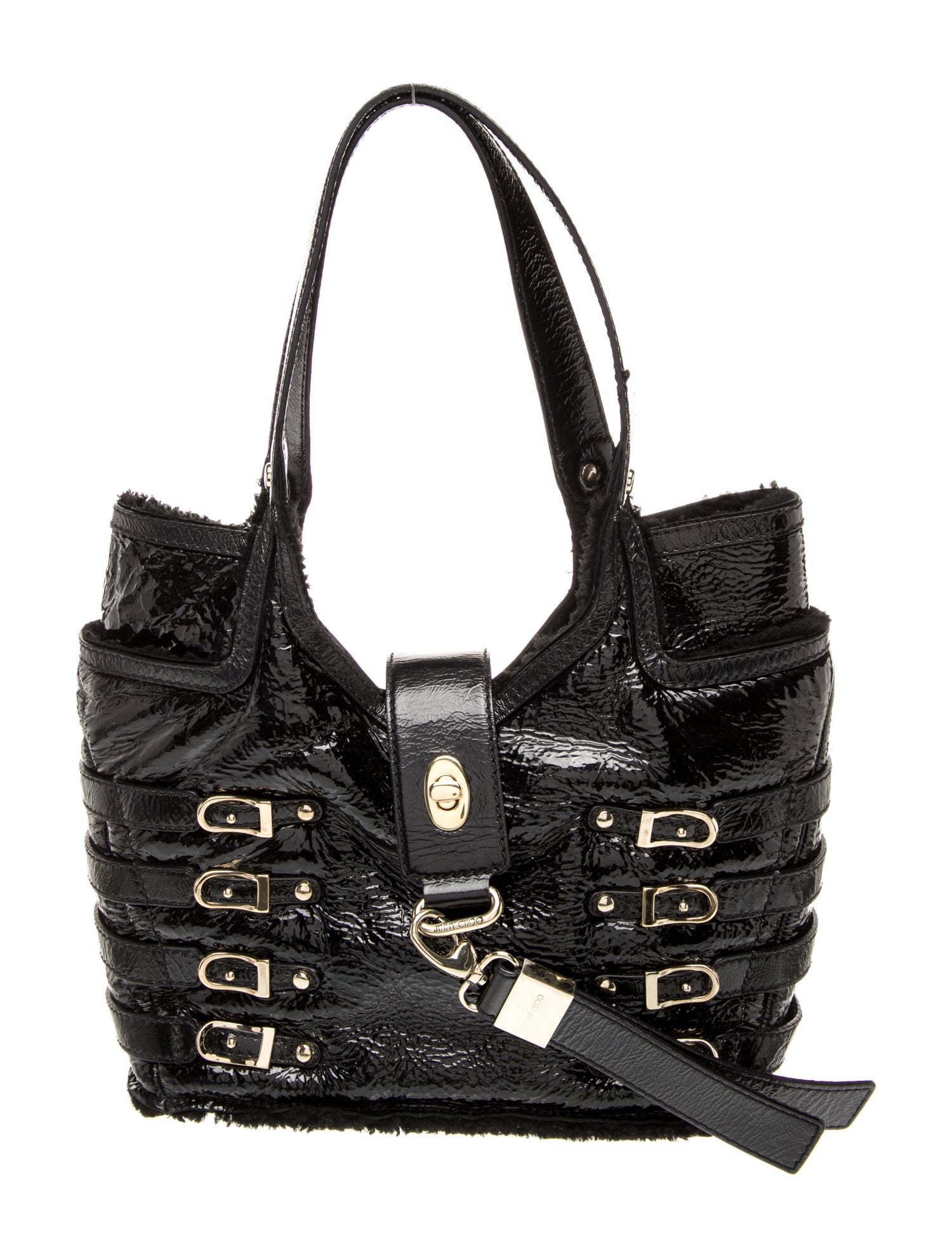 Jimmy Choo Patent Leather Shoulder Bag