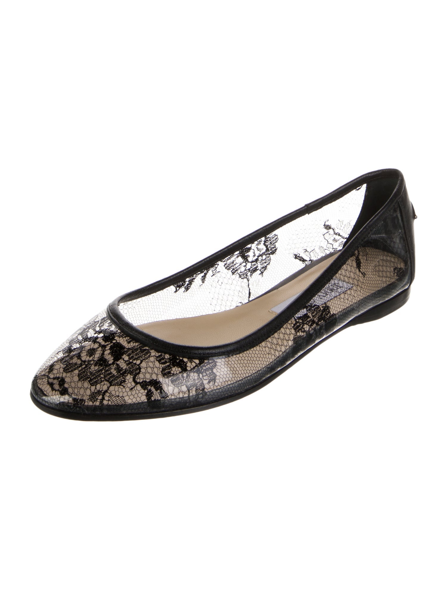 Jimmy Choo Lace Ballet Flats