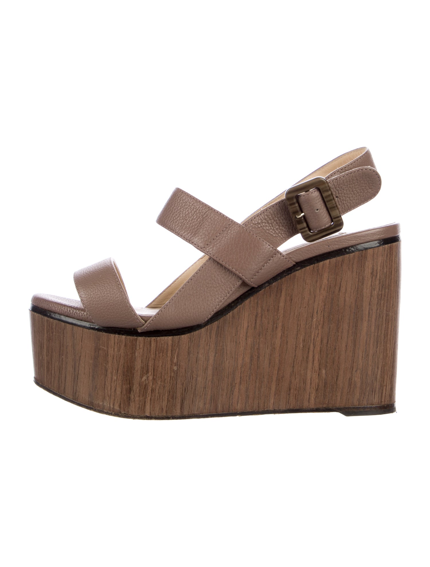 Jimmy Choo Leather Slingback Sandals