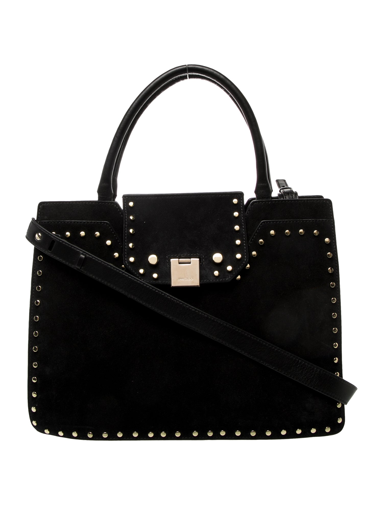 Jimmy Choo Suede Top Handle Bag