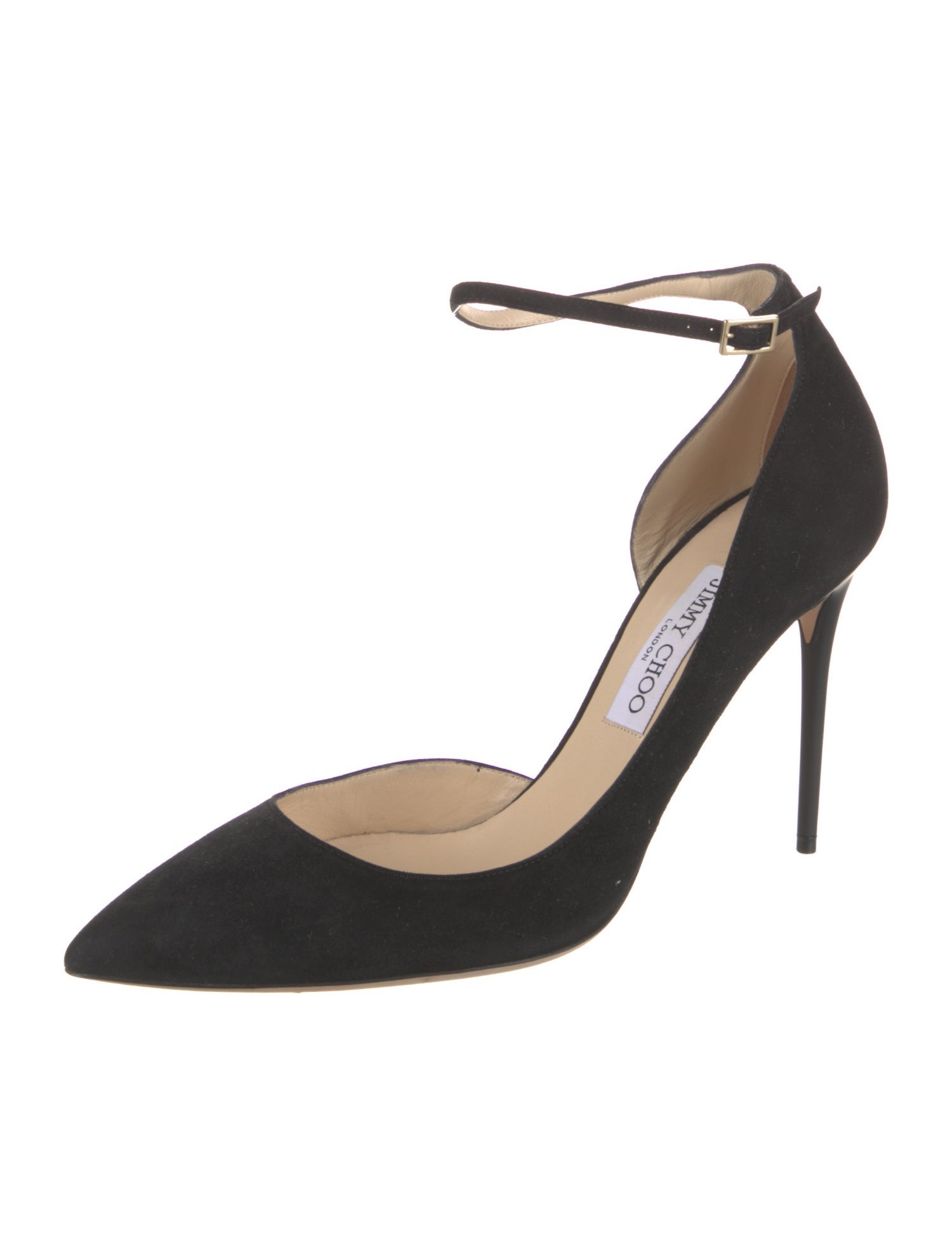 Jimmy Choo Suede D'Orsay Pumps