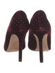 Jimmy Choo Velvet Crystal Embellishments Pumps