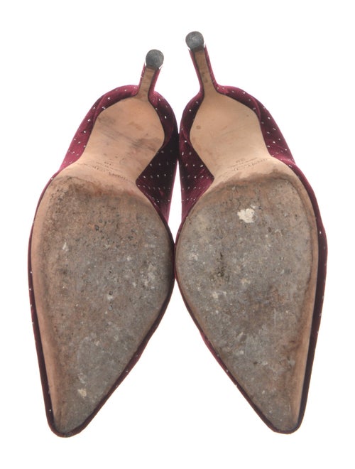 Jimmy Choo Velvet Crystal Embellishments Pumps