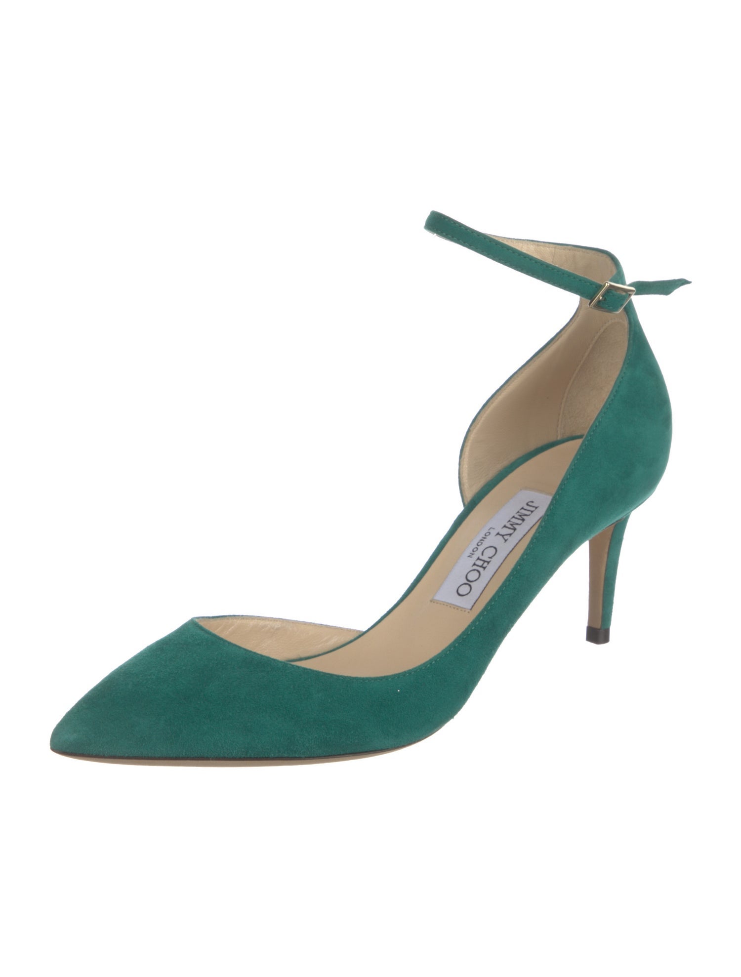 Jimmy Choo Suede D'Orsay Pumps