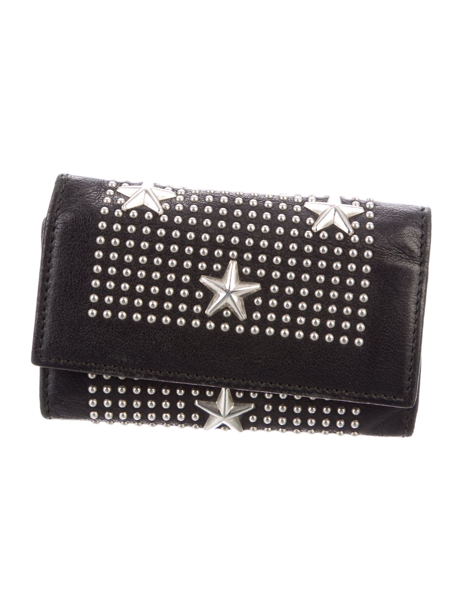 Jimmy Choo Star Studded Leather Key Case
