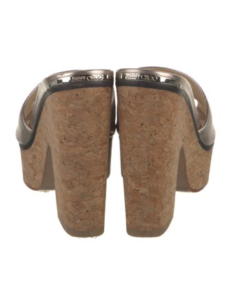 Jimmy Choo Leather Slides