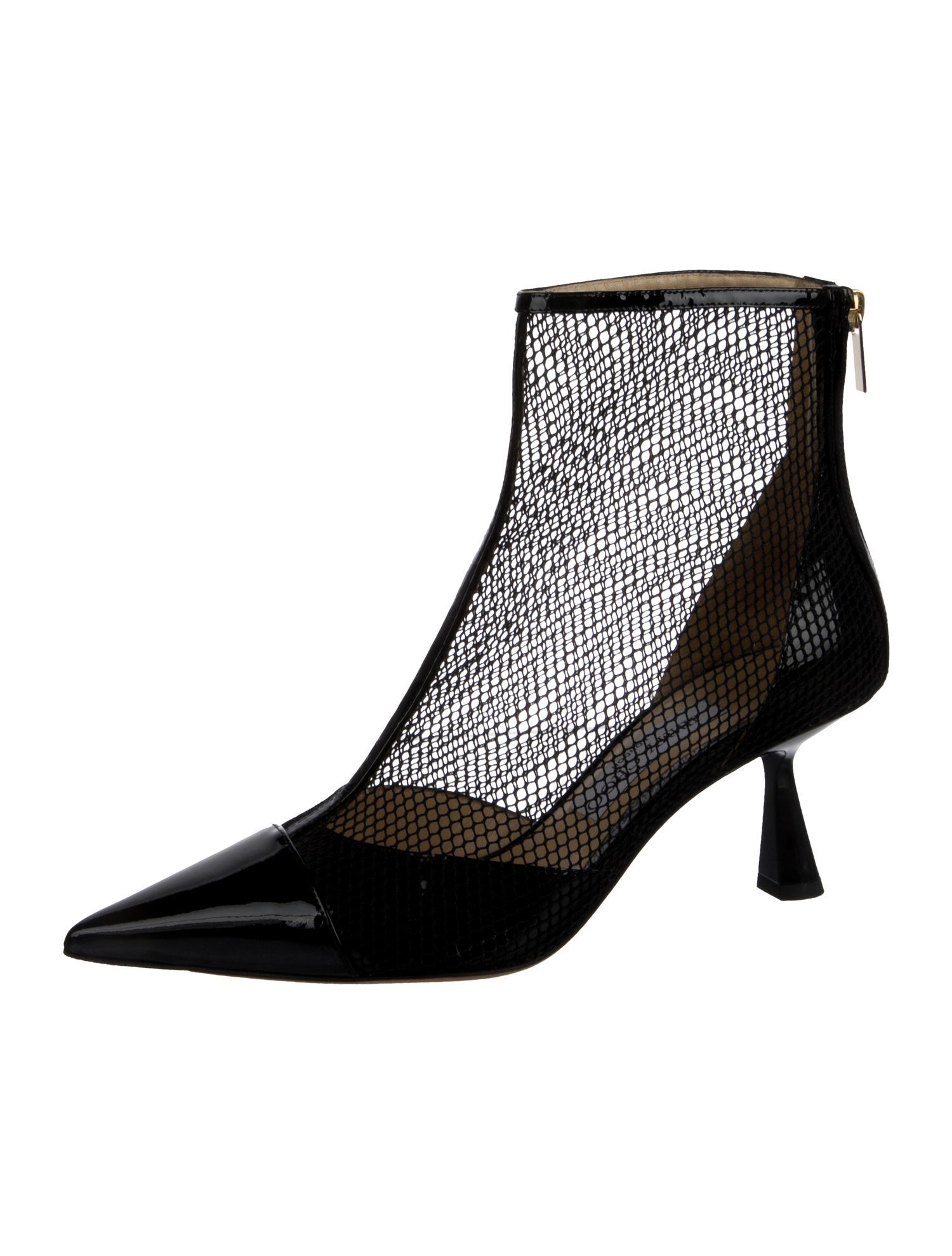 Jimmy Choo Mesh Mesh Accents Boots