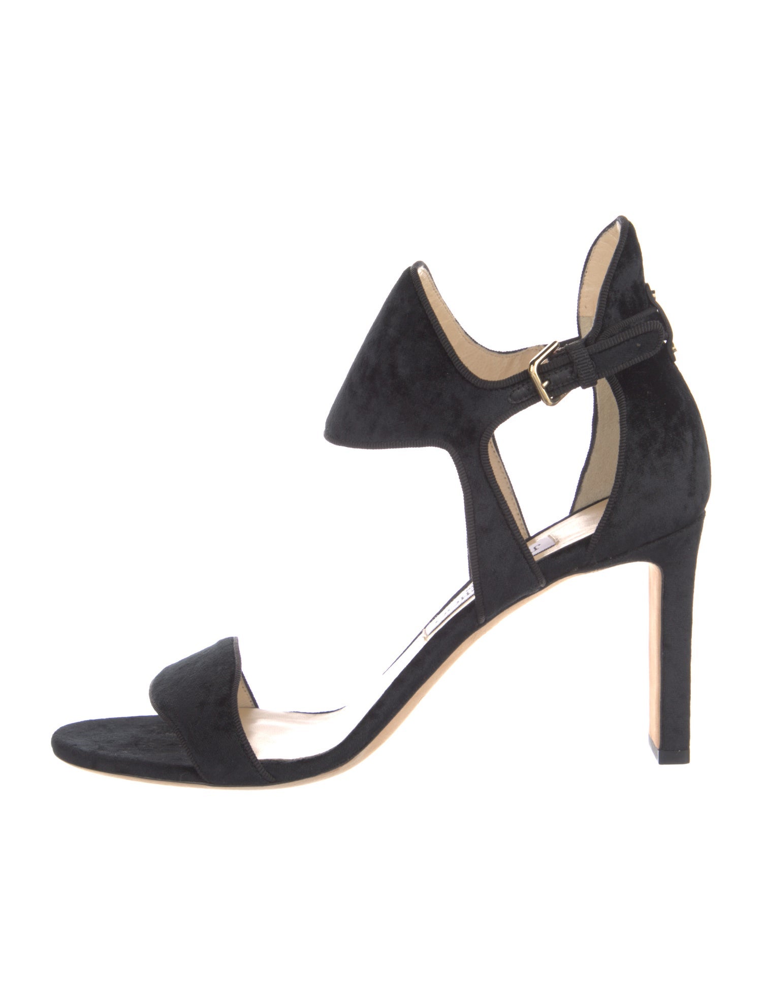 Jimmy Choo Velvet Sandals