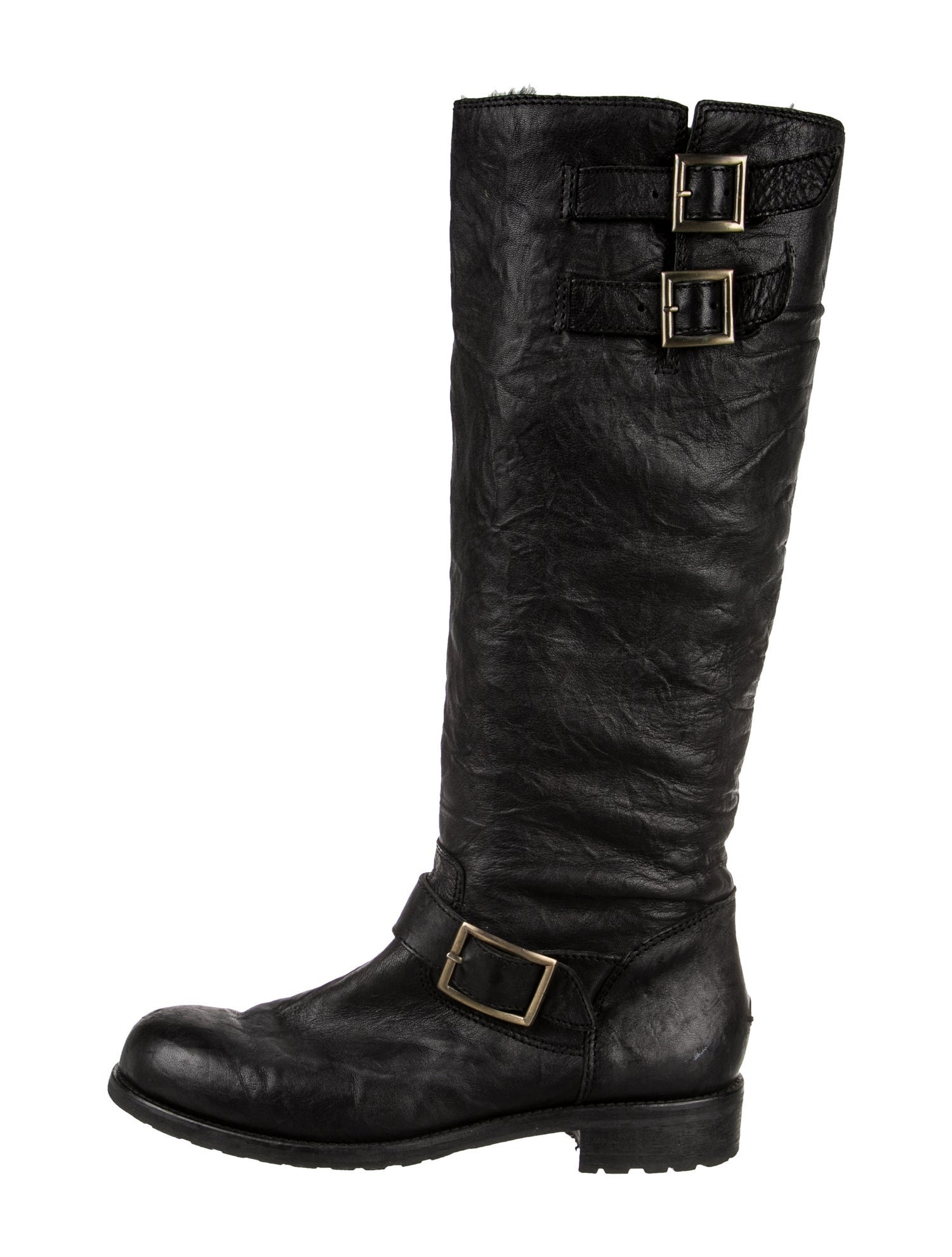 Jimmy Choo Leather Riding Boots