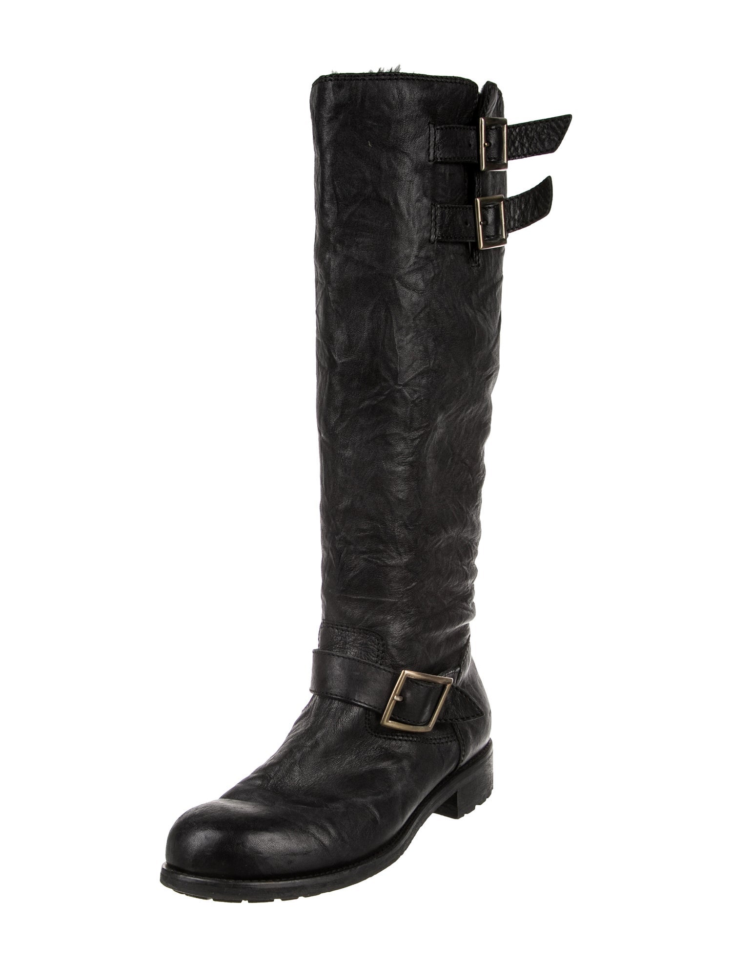 Jimmy Choo Leather Riding Boots