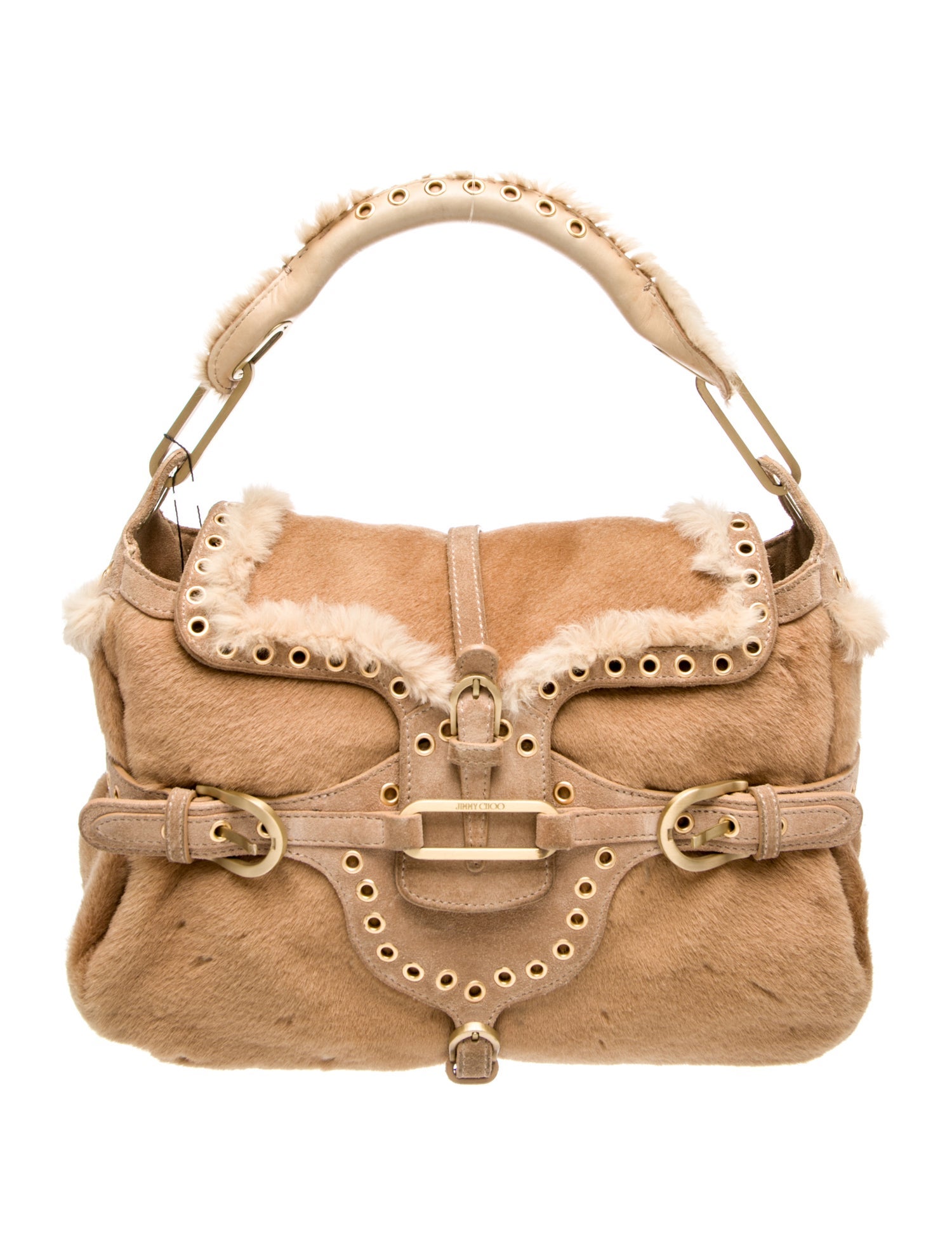 Jimmy Choo Leather Top Handle Bag