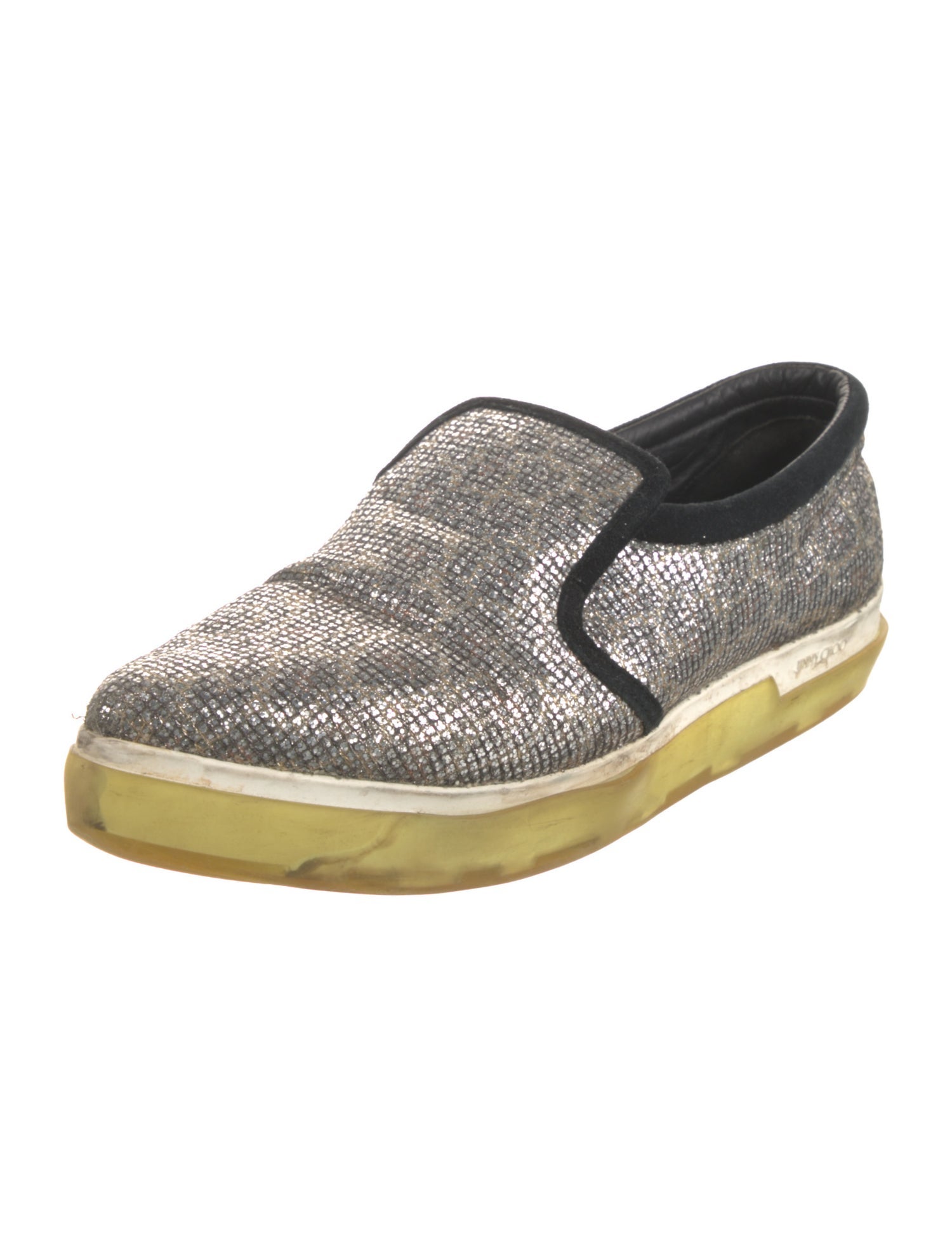 Jimmy Choo Glitter Glitter Accents Sneakers