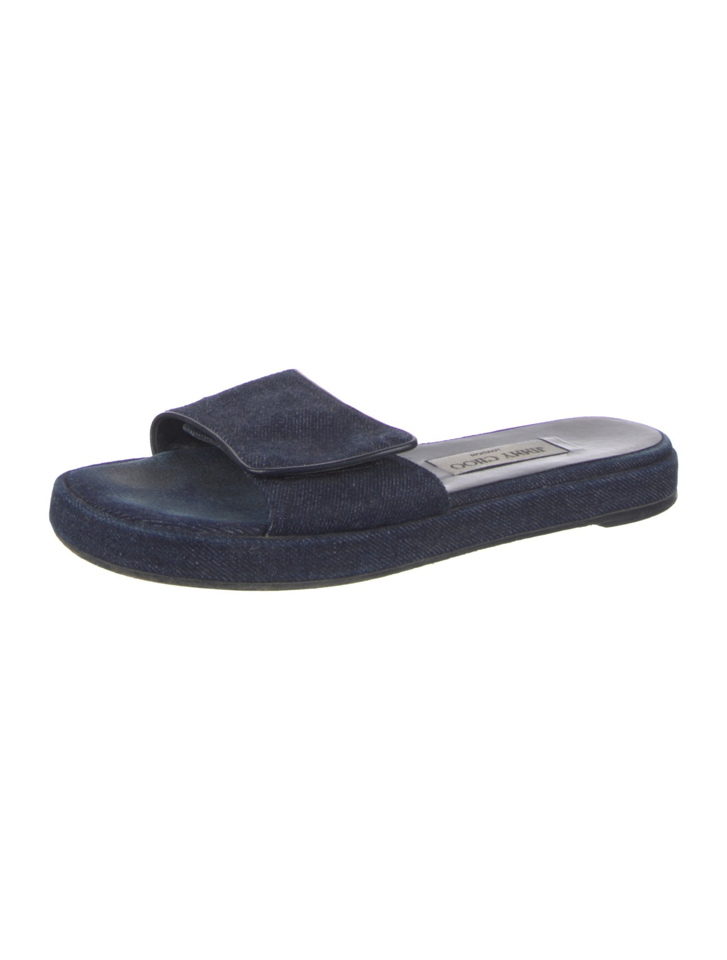 Jimmy Choo Denim Slides
