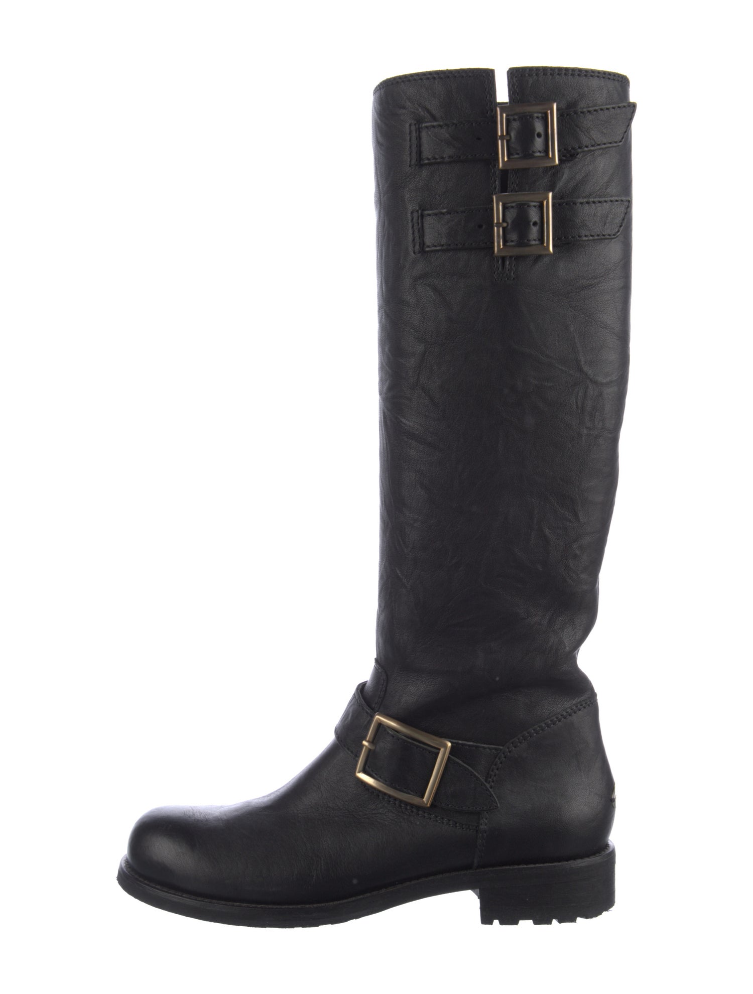 Jimmy Choo Leather Riding Boots