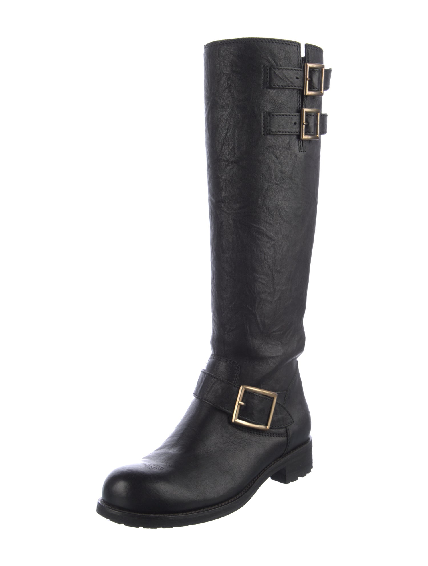 Jimmy Choo Leather Riding Boots