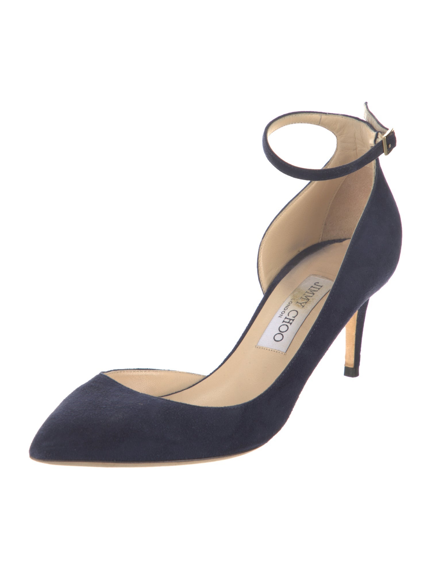 Jimmy Choo Suede D'Orsay Pumps