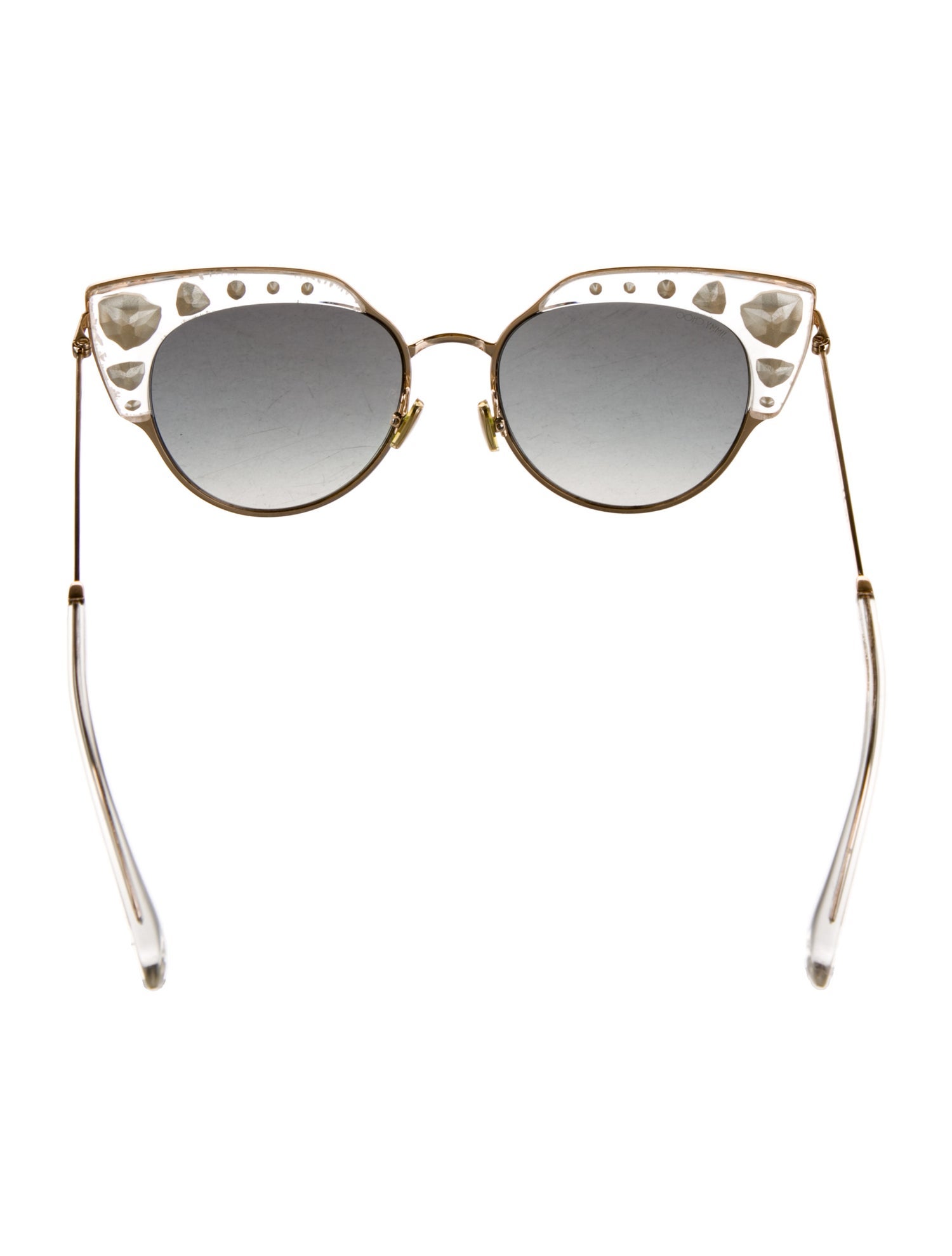 Jimmy Choo Cat-Eye Mirrored Sunglasses