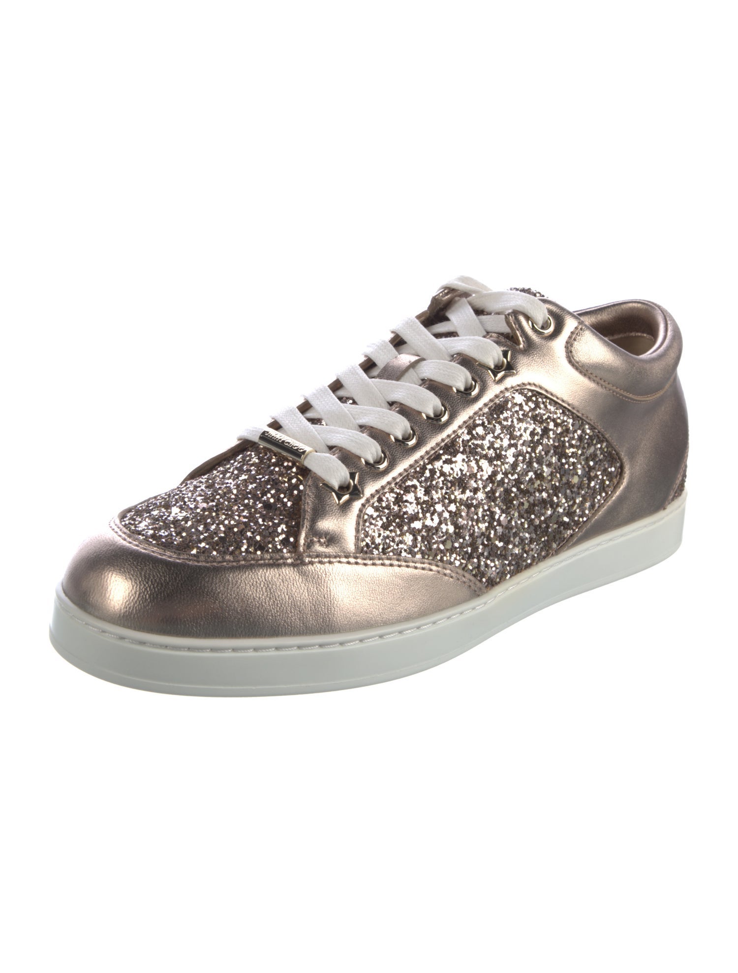 Jimmy Choo Glitter Glitter Accents Sneakers