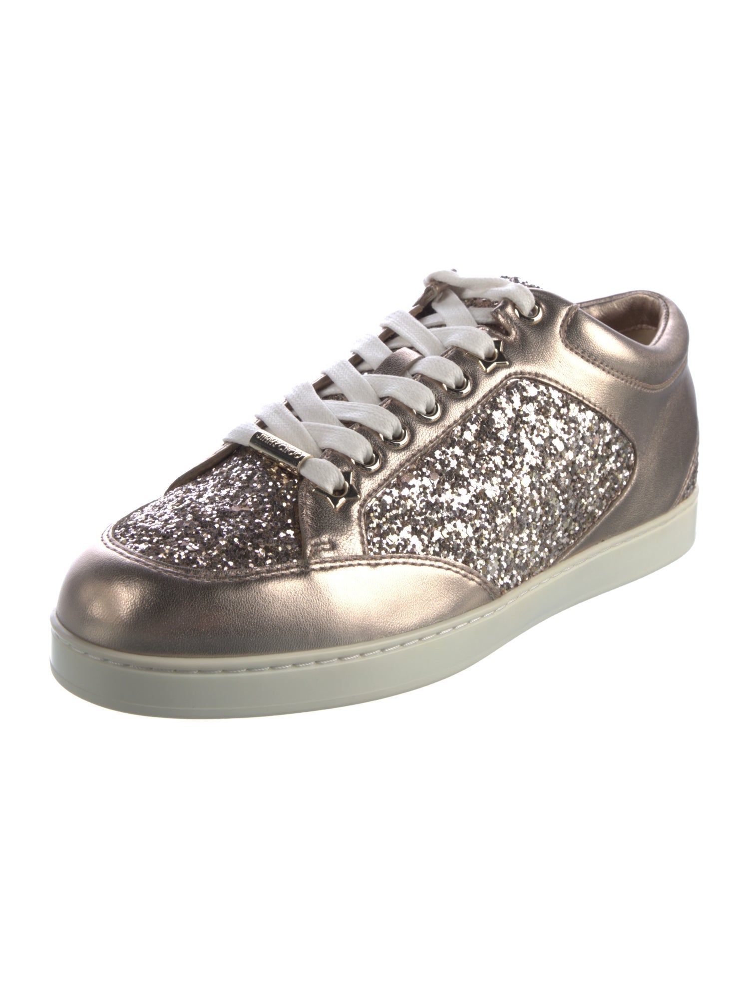 Jimmy Choo Glitter Glitter Accents Sneakers