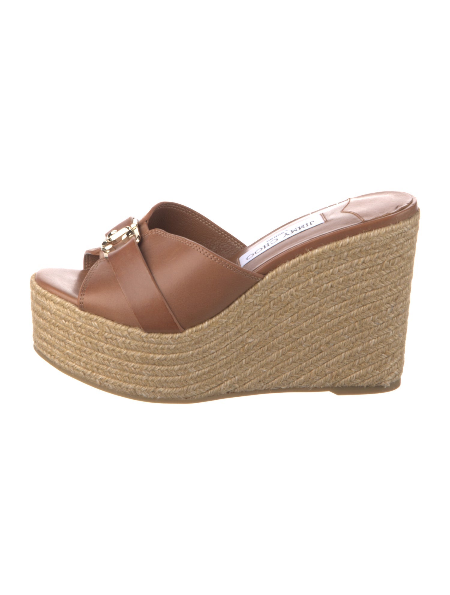 Jimmy Choo Leather Espadrilles