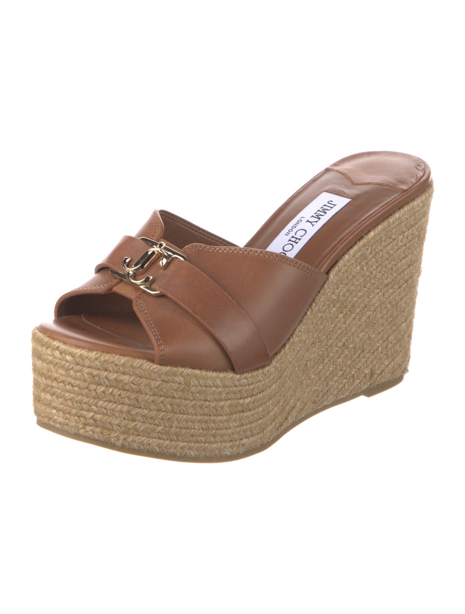 Jimmy Choo Leather Espadrilles