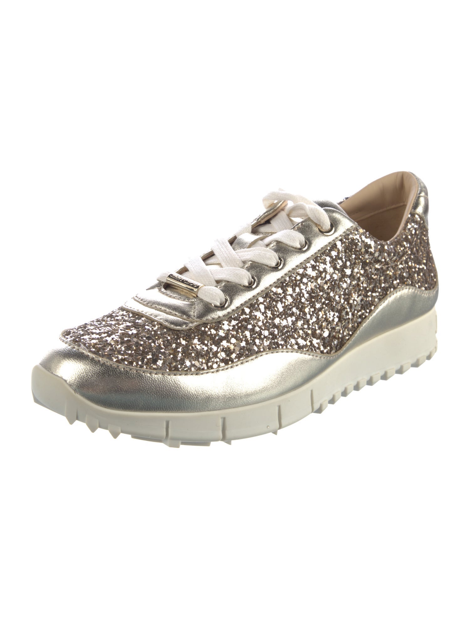 Jimmy Choo Glitter Glitter Accents Sneakers