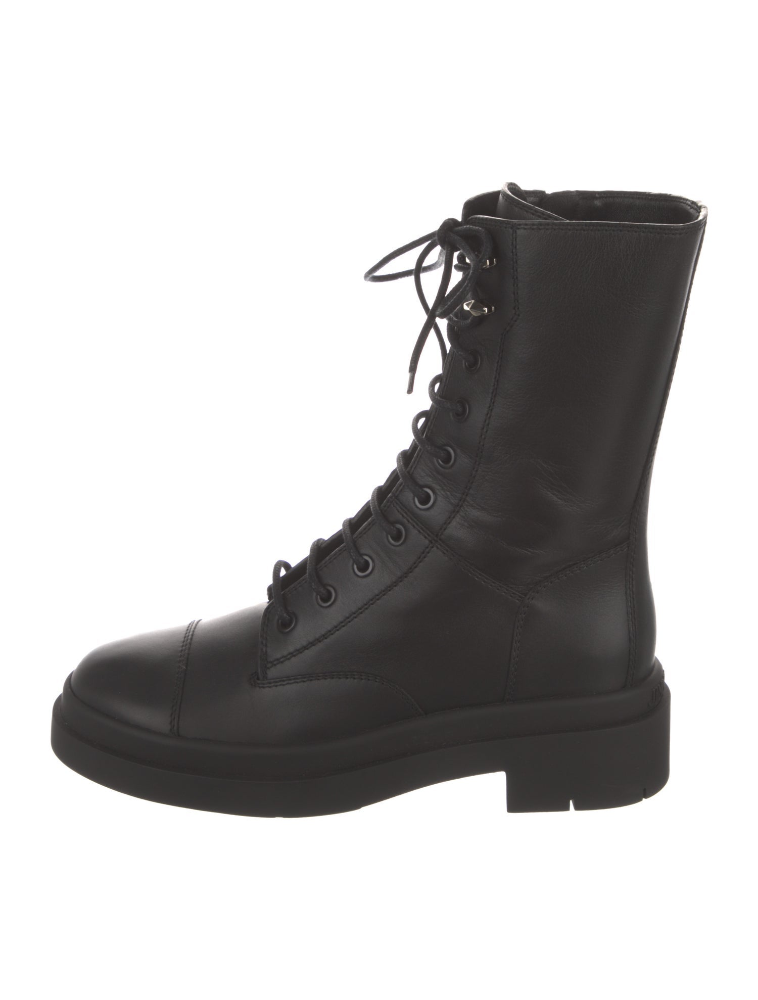 Jimmy Choo Leather Combat Boots