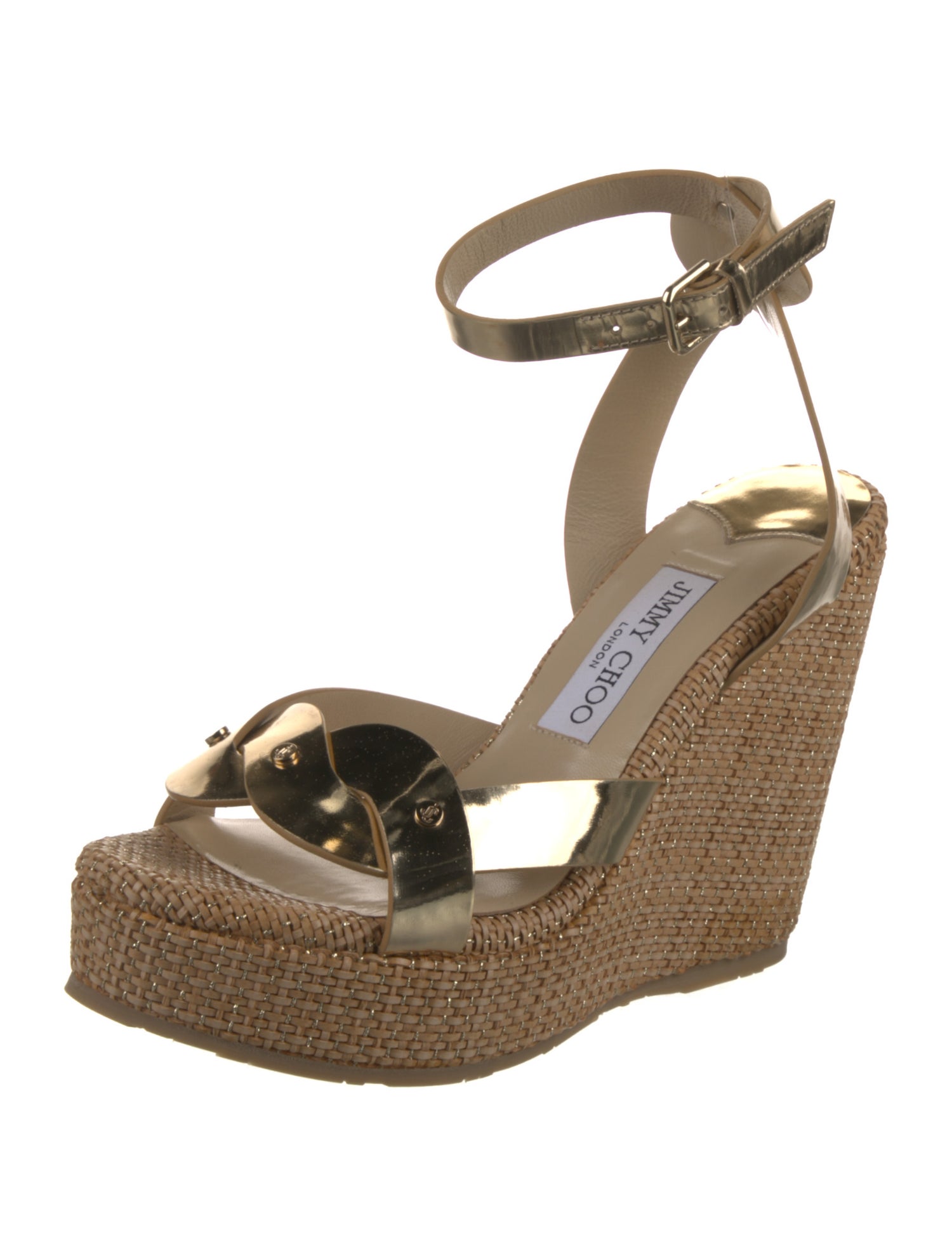 Jimmy Choo Leather Espadrilles