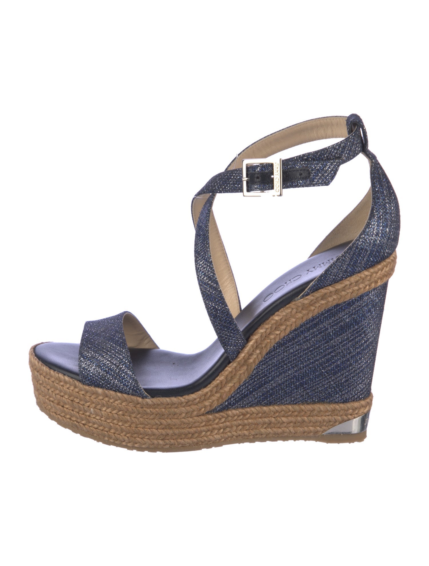 Jimmy Choo Colorblock Pattern Espadrilles