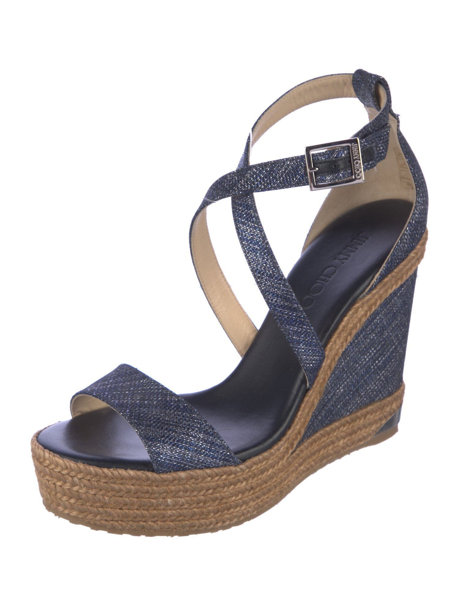 Jimmy Choo Colorblock Pattern Espadrilles