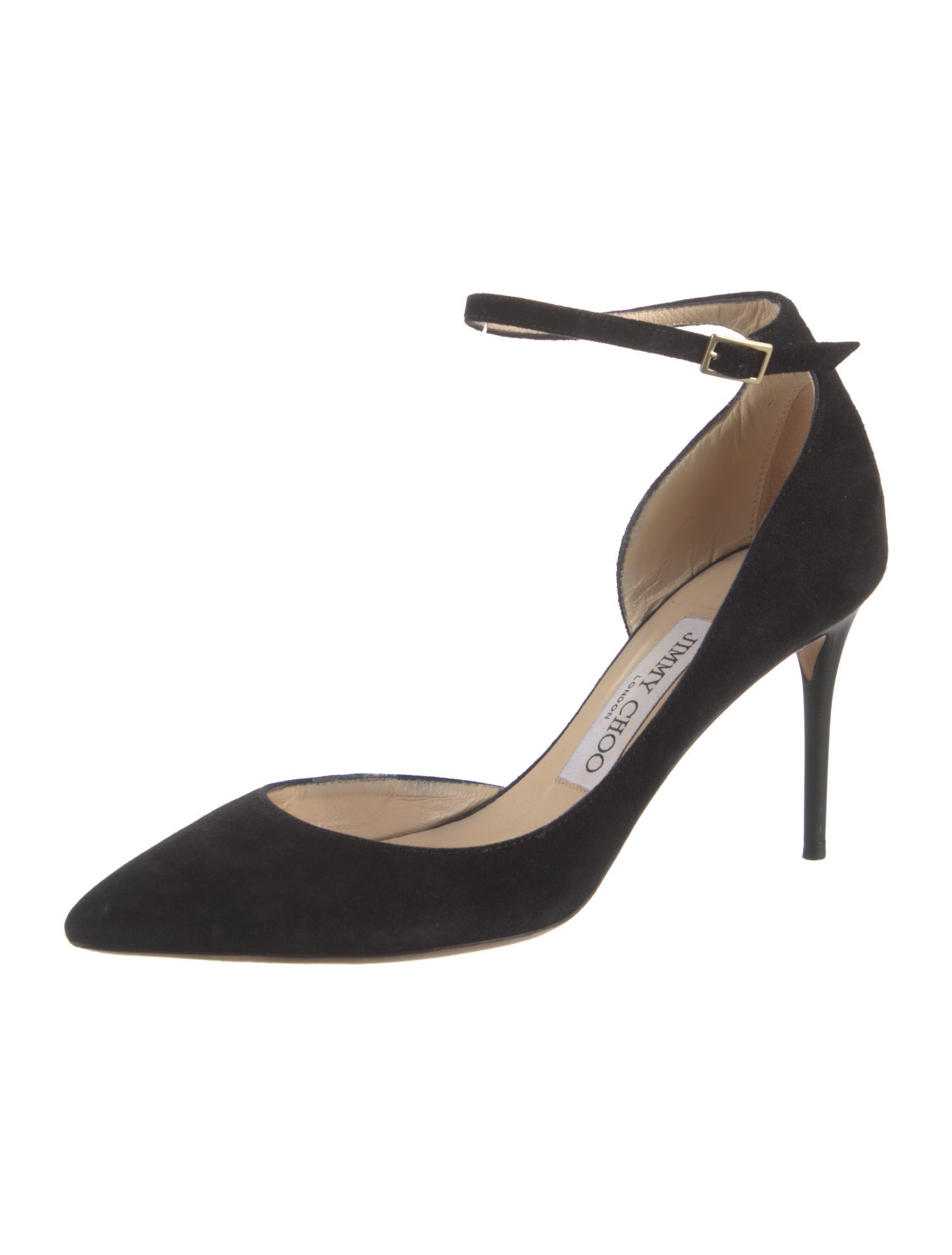 Jimmy Choo Suede D'Orsay Pumps
